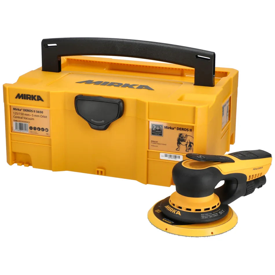 Mirka DEROS II 5650X 5-in./6-in. Sander with Case (MID56508CAUS)