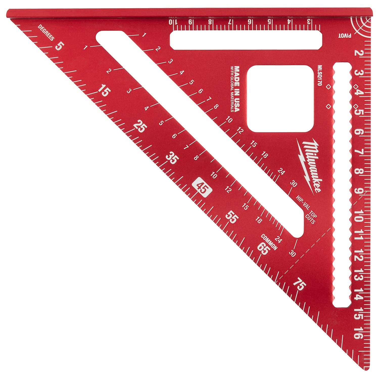 Milwaukee MLSQ170 Metric 180mm Rafter Square