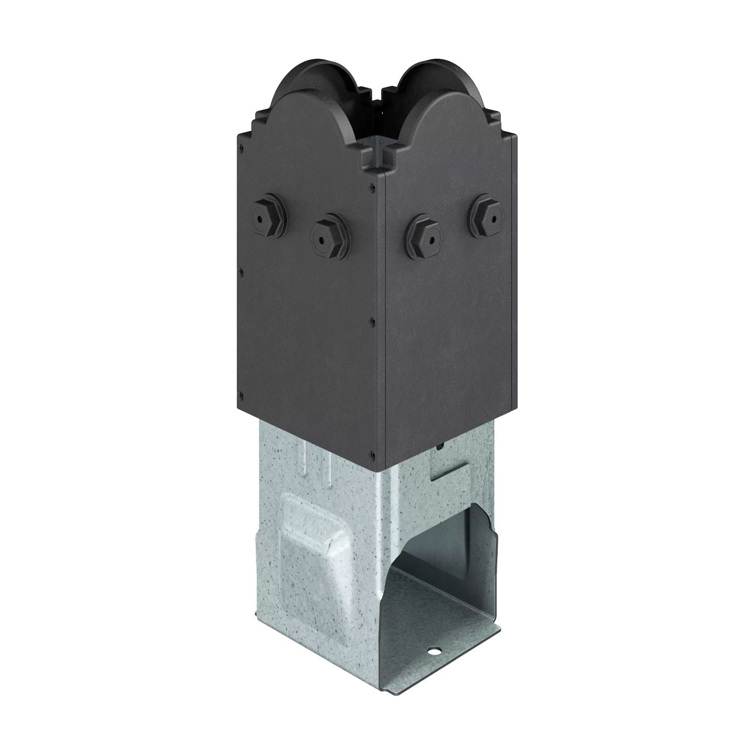 Simpson Strong-Tie ZMAX Galvanized Moment Post Base for 6x6 w/ SDS Screws (MPB66Z)