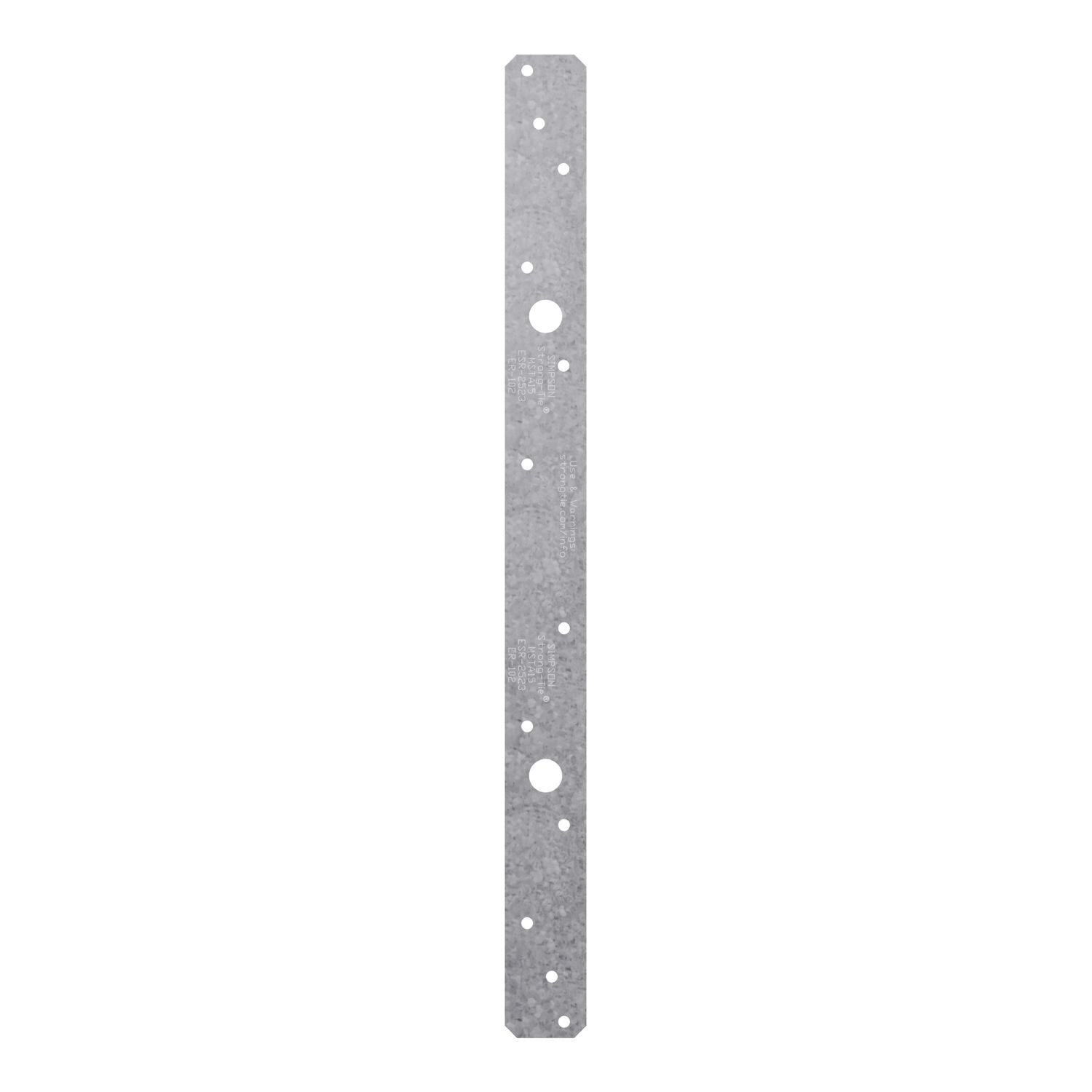 Simpson Strong-Tie MSTA15 MSTA 15-in. 18-Gauge Galvanized Medium Strap Tie