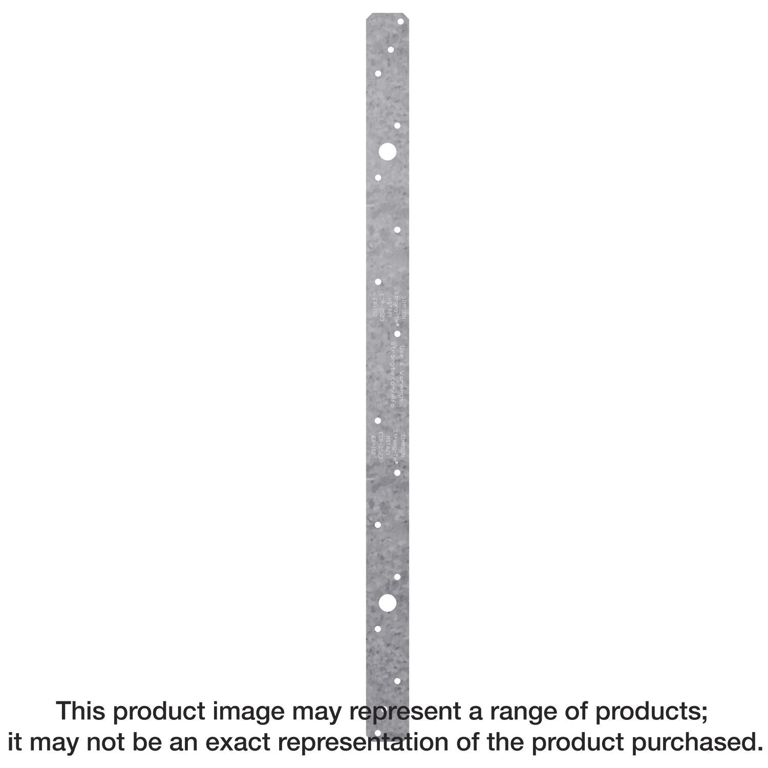 Simpson Strong-Tie MSTA36 MSTA 36-in. 16-Gauge Galvanized Medium Strap Tie