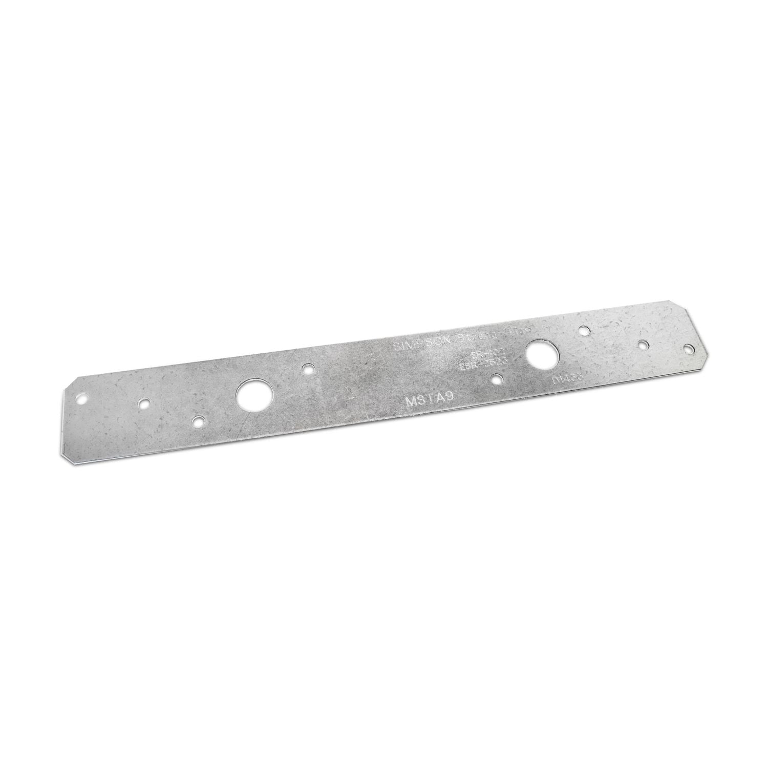 Simpson Strong-Tie MSTA9 MSTA 9-in. 18-Gauge Galvanized Medium Strap Tie