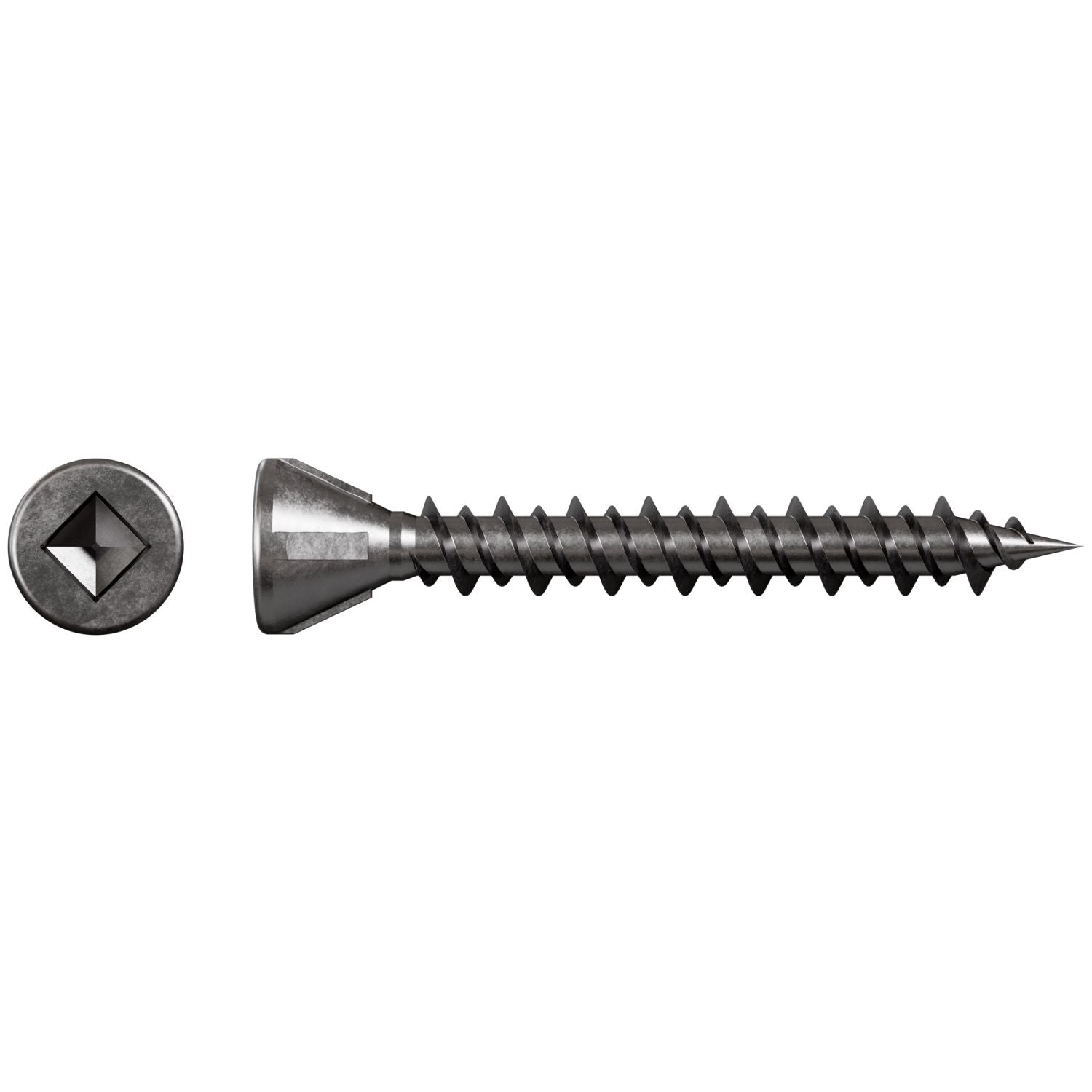 Simpson Strong-Tie Strong-Drive MTH Wood Underlayment Screw, Collated), #7 x 1-1/4-in. Gr. Phosphate, 2500-Pack (MTH114S)