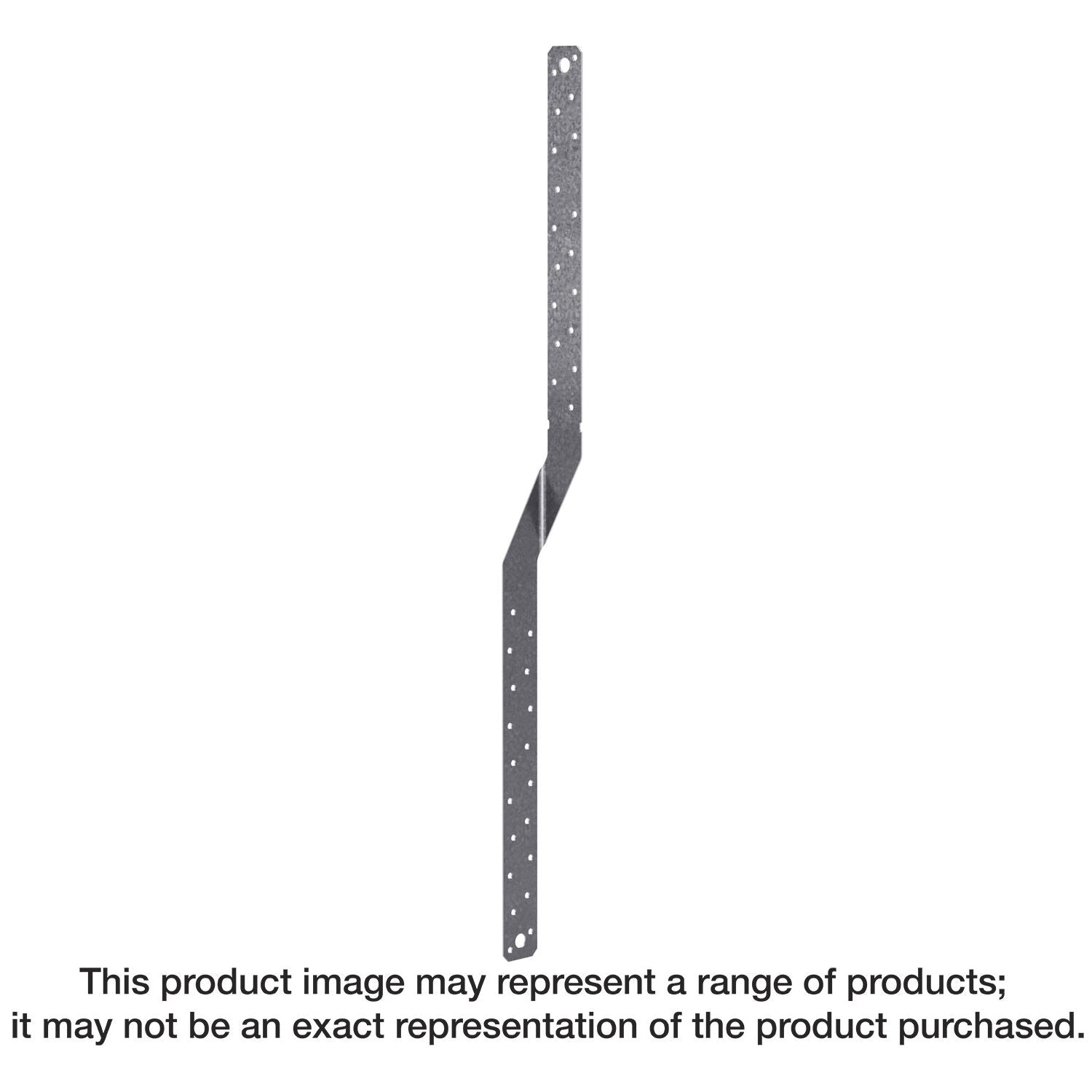 Simpson Strong-Tie MTS16 MTS 16-in. 16-Gauge Galvanized Medium Twist Strap