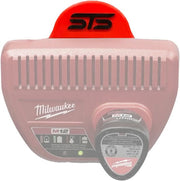 STS Auto Design MW12 Milwaukee Style 12V Magnetic Battery Charger Holder