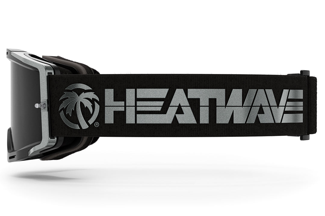 Heat Wave BILLBOARD GT Silver MXG-250 Moto Goggle