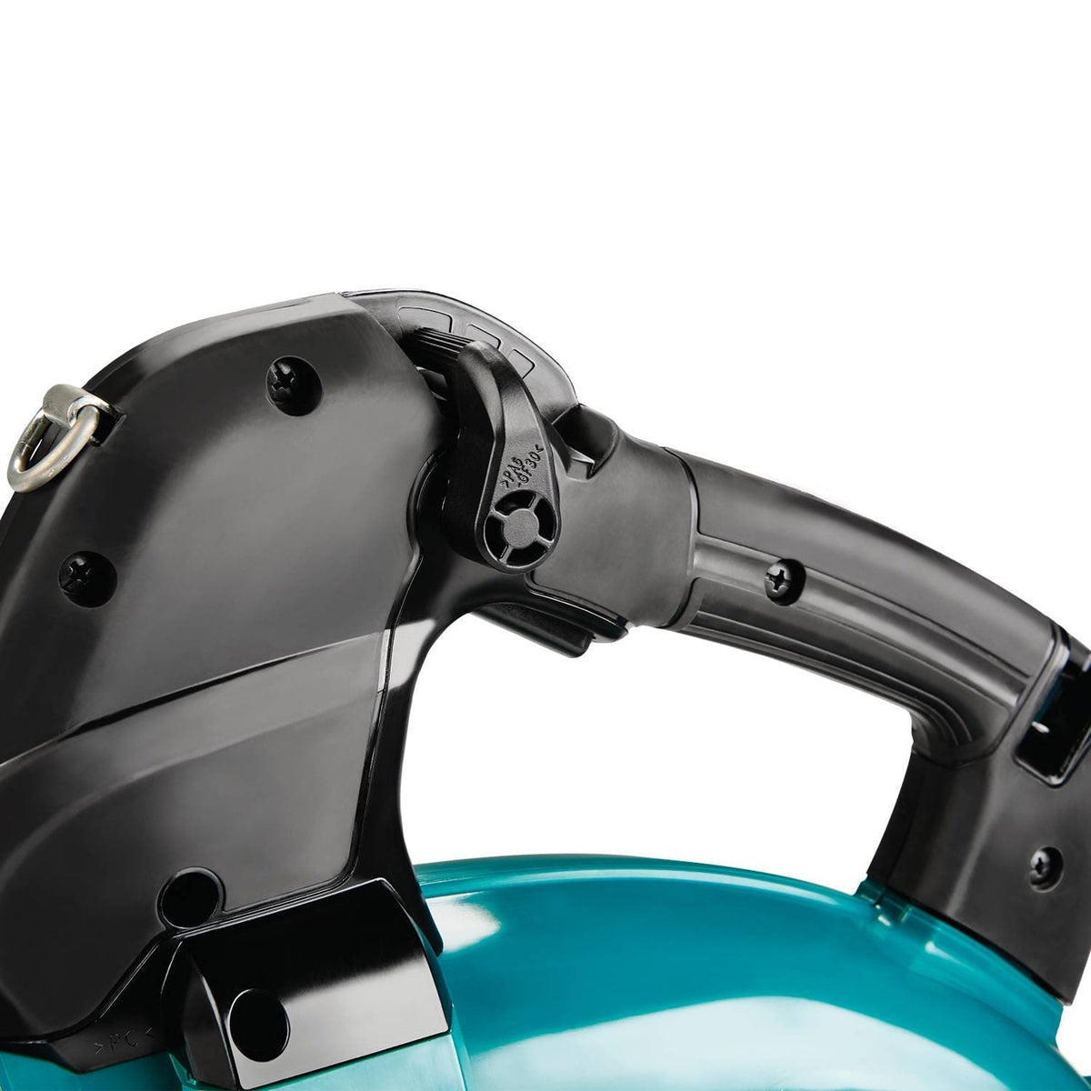 Makita GBU03ZV blower handle detail