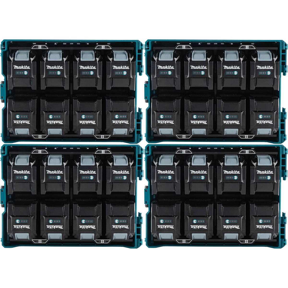 Makita BCC01 40V max XGT and 18V LXT 8-Port Charging Case