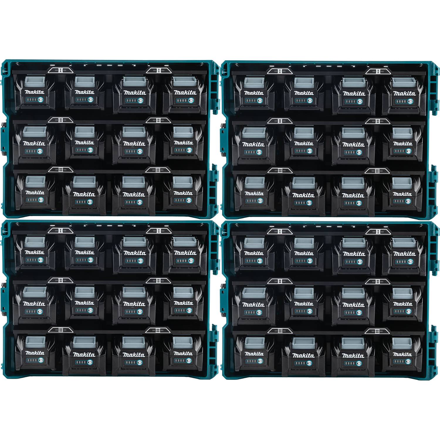 Makita BCC02 40V max XGT 12-Port Charging Case
