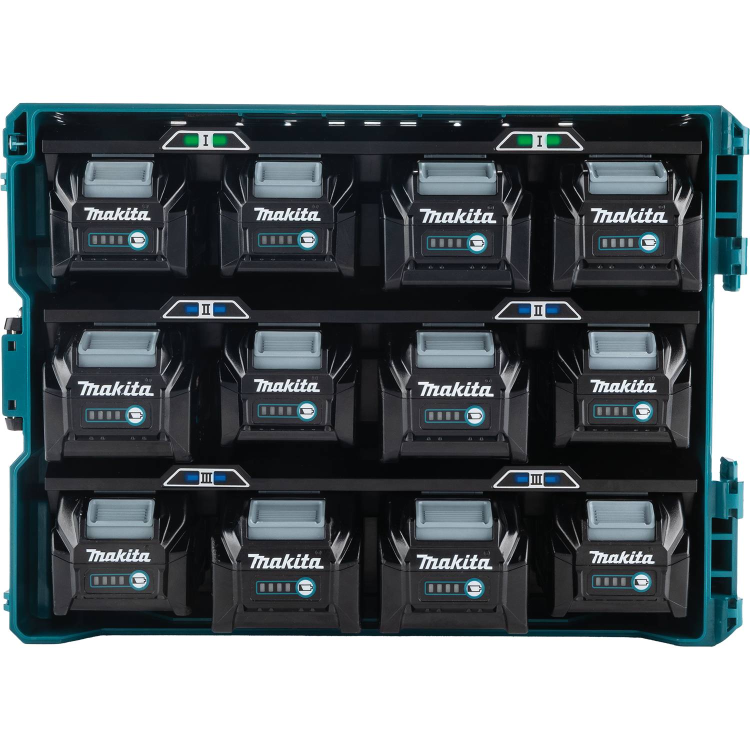 Makita BCC02 40V max XGT 12-Port Charging Case