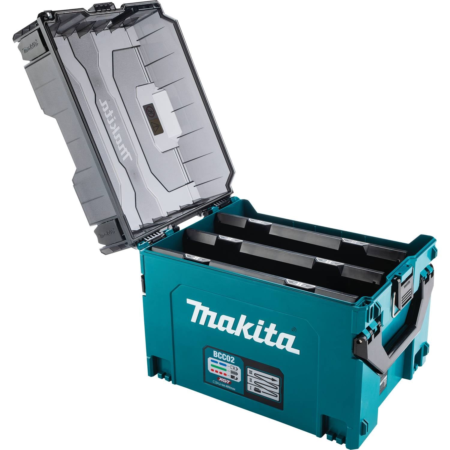 Makita BCC02 40V max XGT 12-Port Charging Case