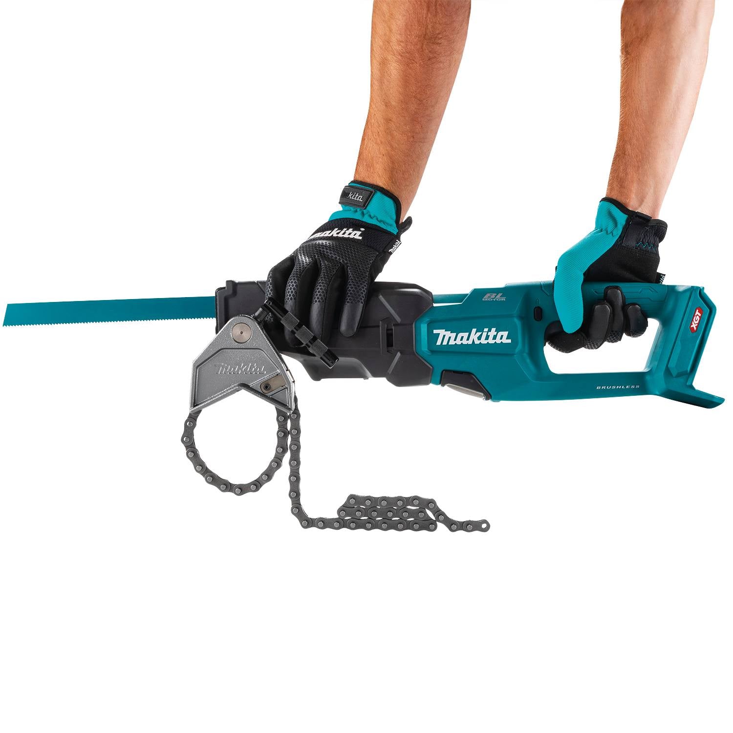 ★Hiroko Makitaページ Makita GRJ03Z 40V max XGT Brushless Recipro Pipe Saw w/ Chain Vise