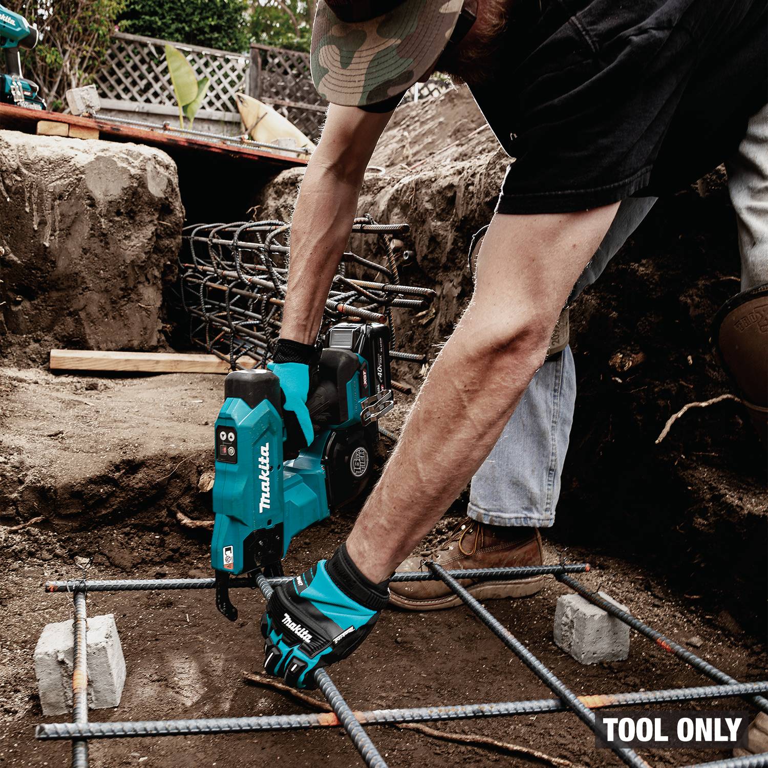 Makita GRT01Z 40V max XGT Brushless 16-Gauge Rebar Tying Tool, Tool Only