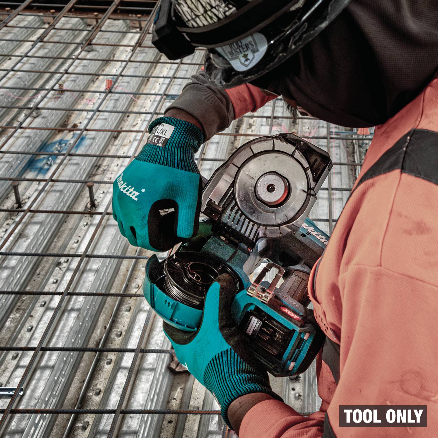 Makita GRT01Z 40V max XGT Brushless 16-Gauge Rebar Tying Tool, Tool Only