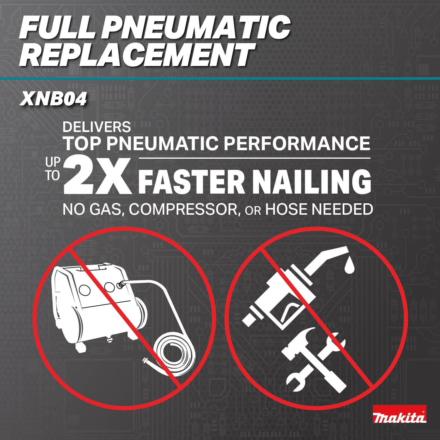 Makita XNB04Z 18V LXT Brushless Cordless 2-in. 18-Gauge Brad Nailer, Tool Only
