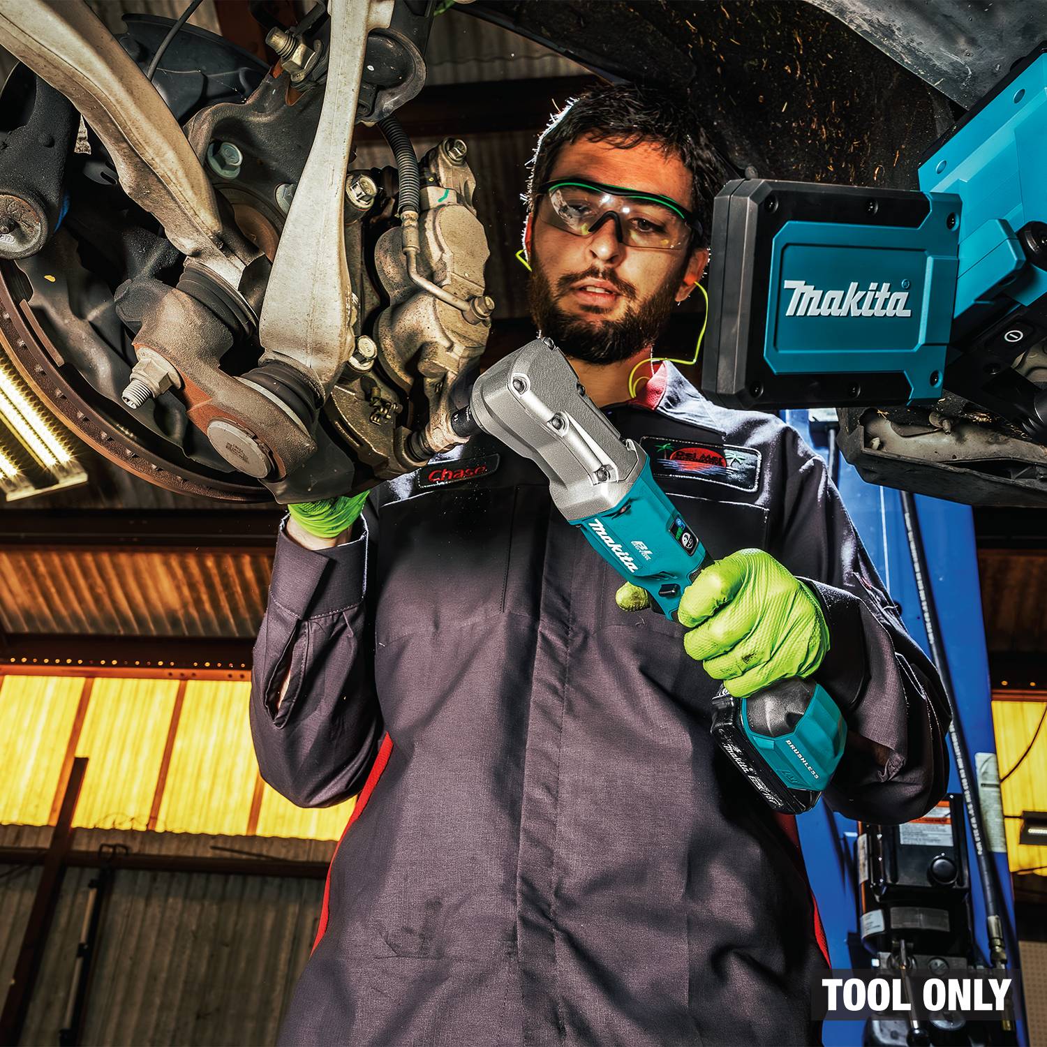 Makita XLT03Z 18V LXT Brushless High Torque 3/8-in.  Angle Impact Wrench w/ Friction Ring, Tool Only