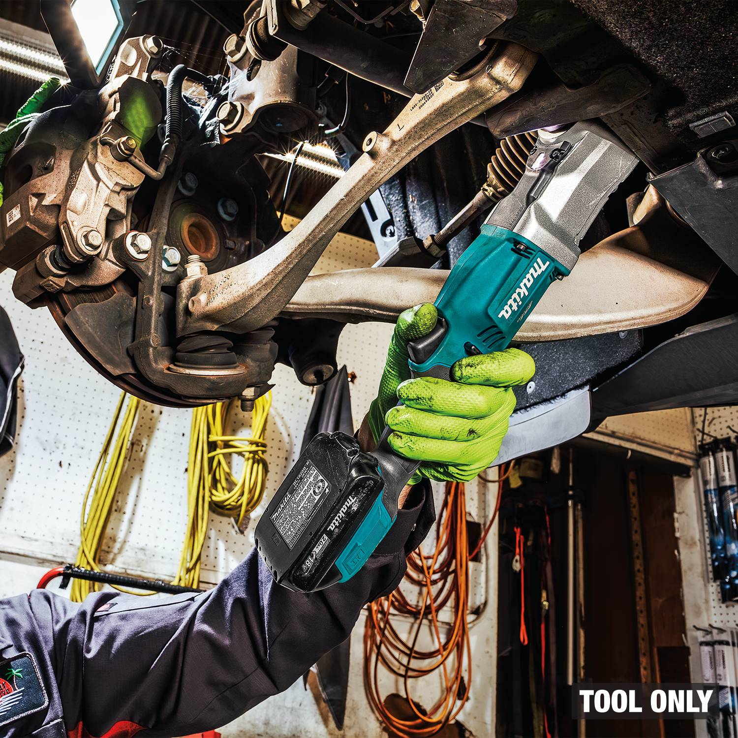 Makita XLT03Z 18V LXT Brushless High Torque 3/8-in.  Angle Impact Wrench w/ Friction Ring, Tool Only