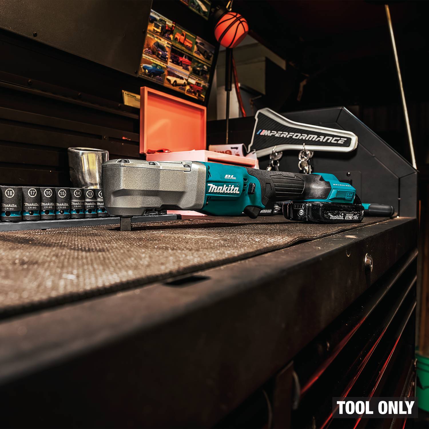 Makita XLT05Z 18V LXT Brushless High Torque 1/2-in.  Angle Impact Wrench w/ Detent Pin, Tool Only