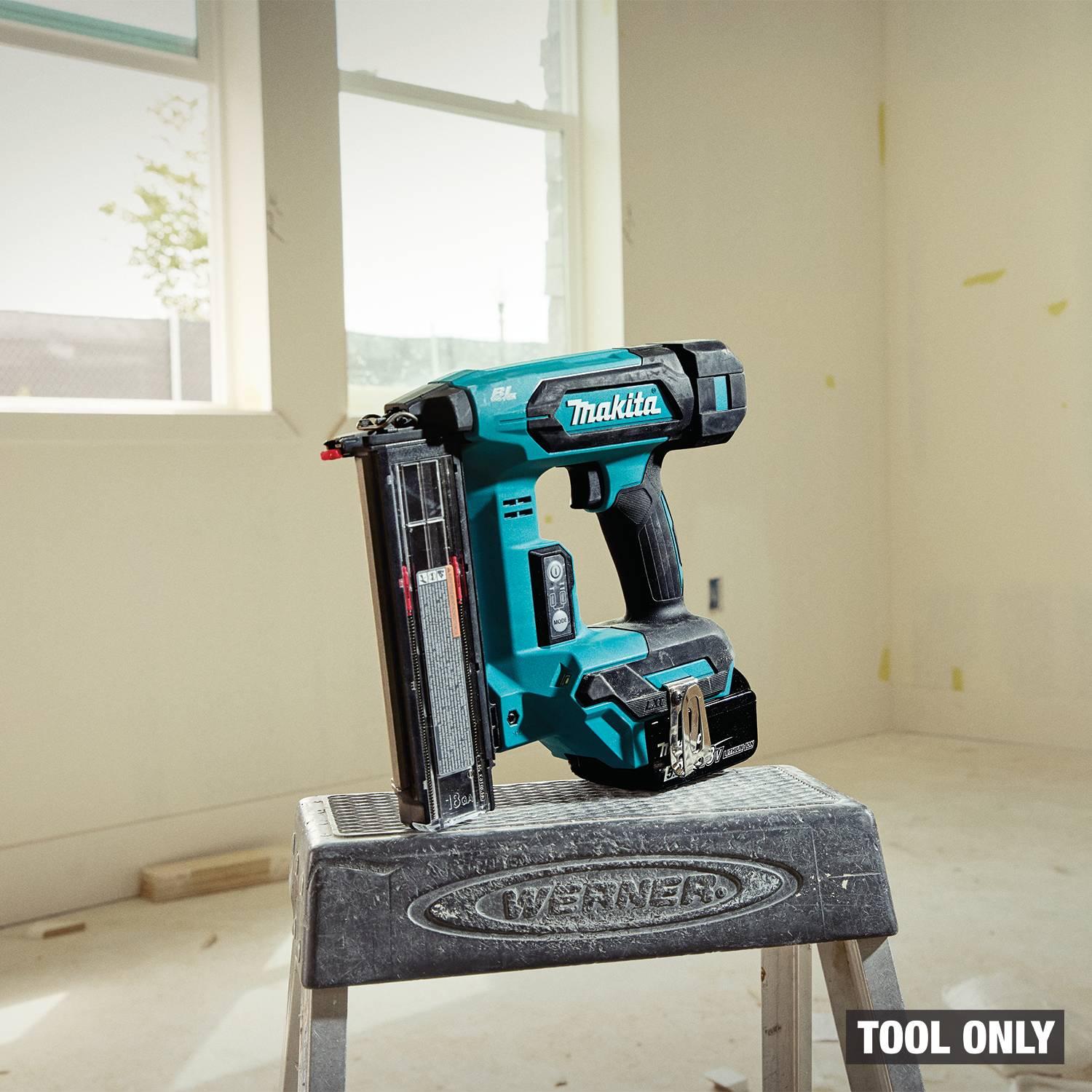 Makita XNB04Z 18V LXT Brushless Cordless 2-in. 18-Gauge Brad Nailer, Tool Only