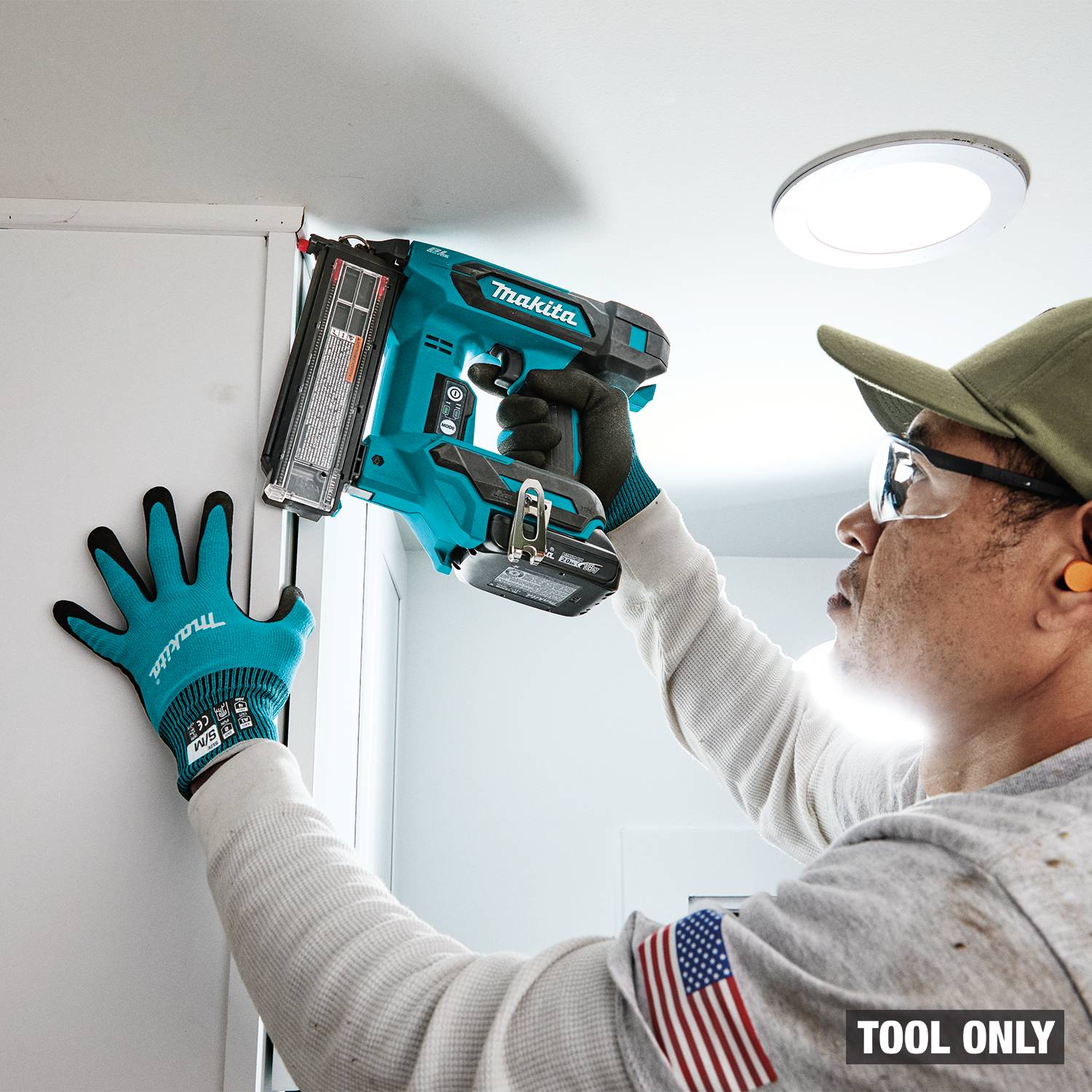 Makita XNB04Z 18V LXT Brushless Cordless 2-in. 18-Gauge Brad Nailer, Tool Only
