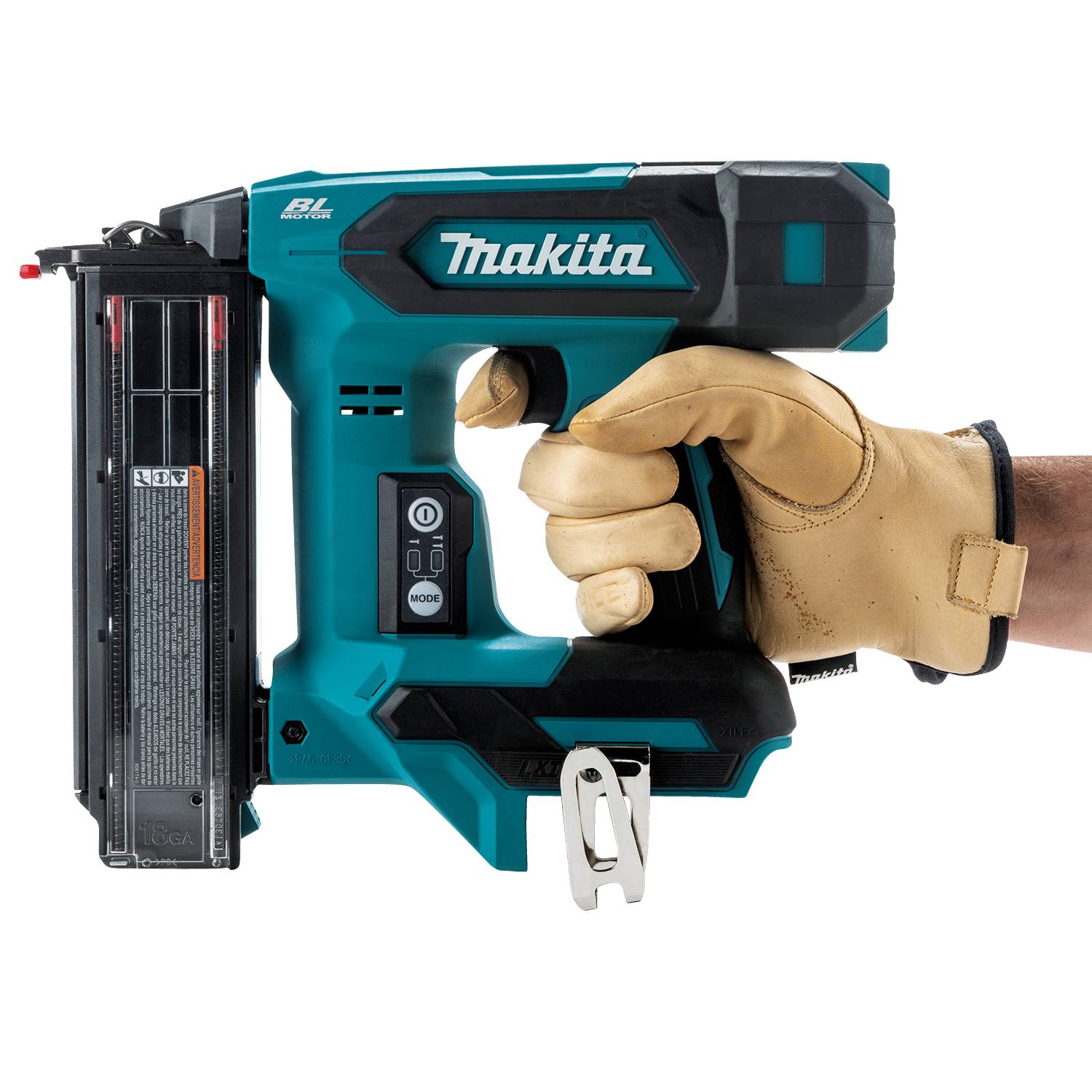 Makita XNB04Z 18V LXT Brushless Cordless 2-in. 18-Gauge Brad Nailer, Tool Only
