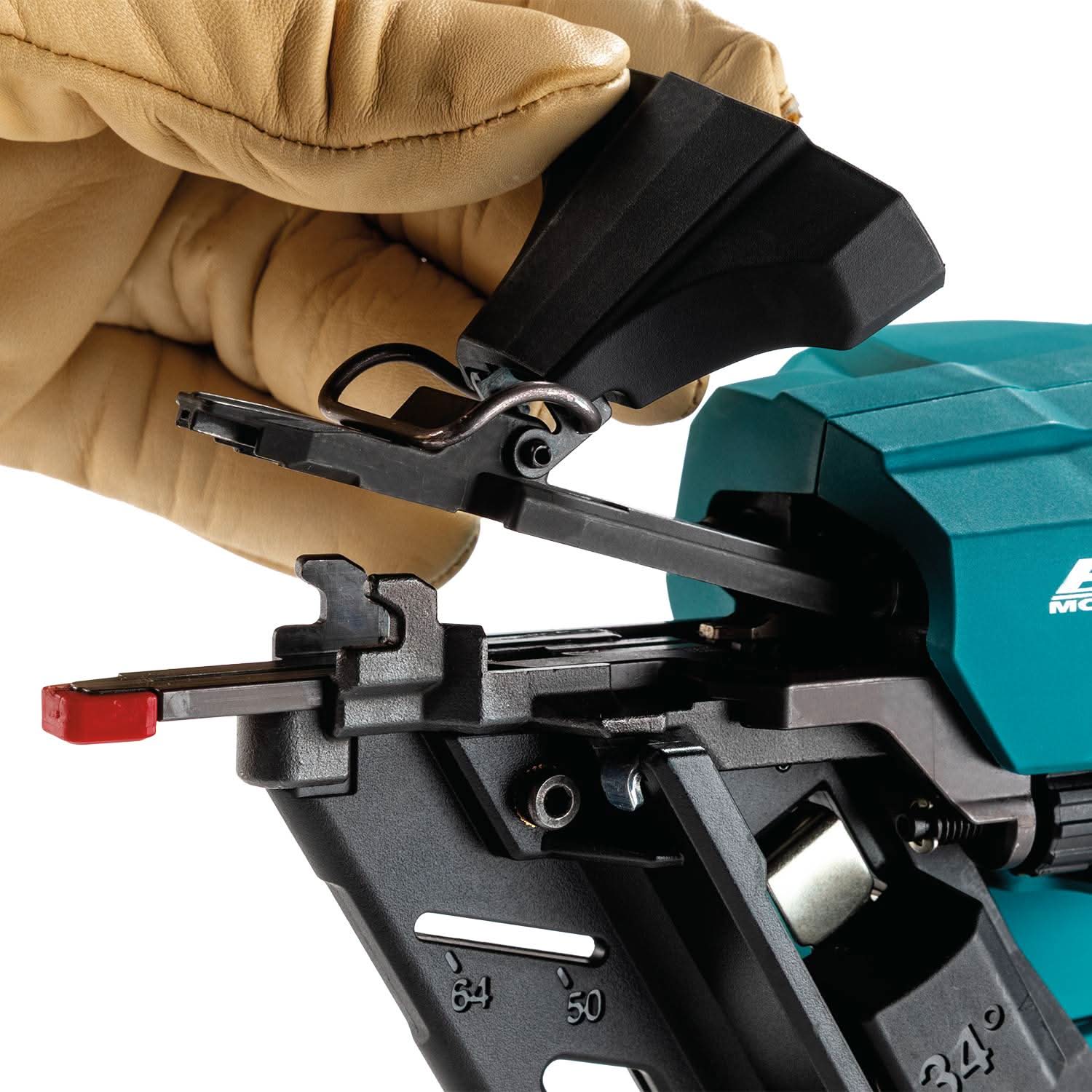 Makita XNB08Z 18V LXT Brushless 2-1/2” Angled Finish Nailer, 15 Ga., Tool Only