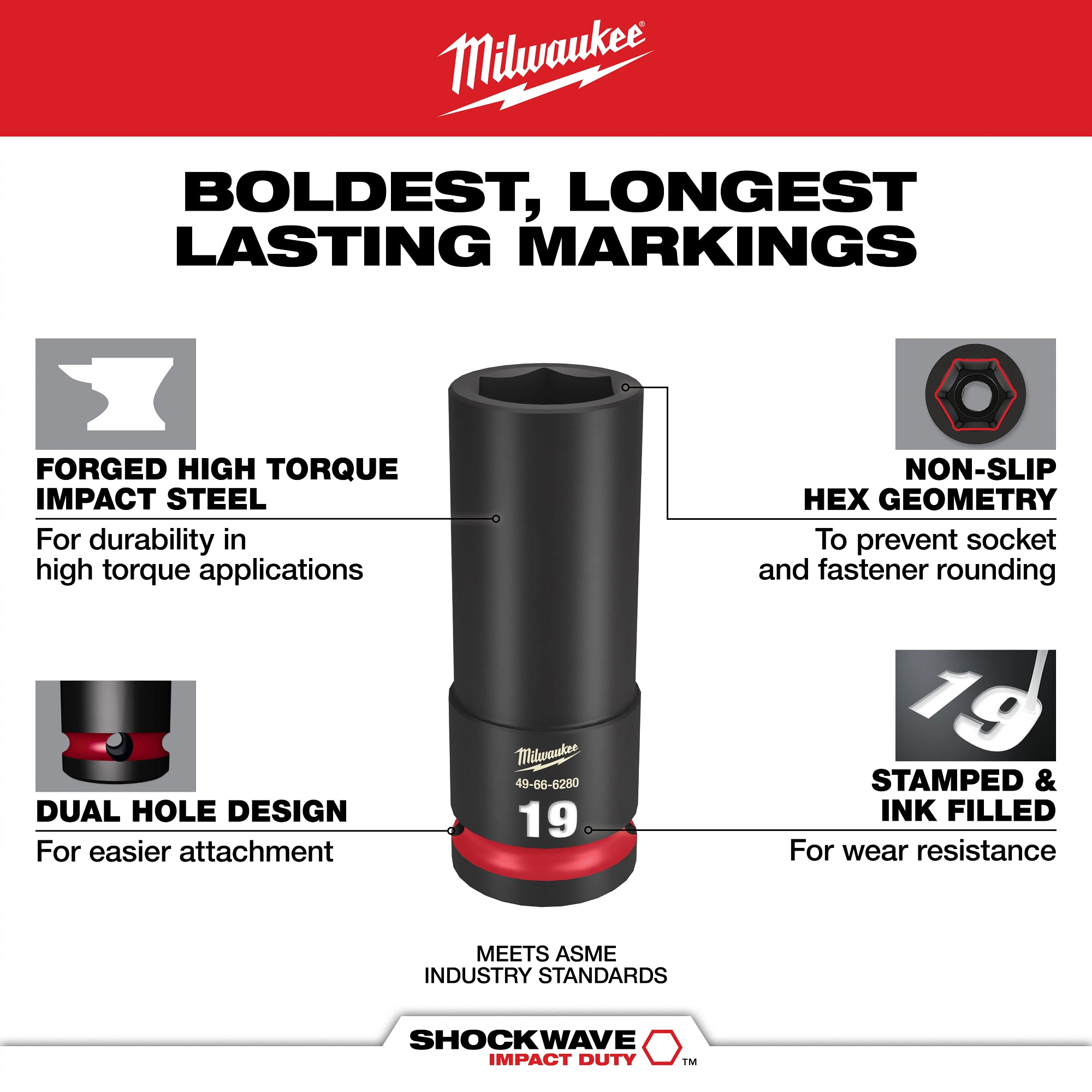 Milwaukee 77 pc. 1/4-in. & 3/8-in. Drive Metric, SAE, & Torx® Socket Set with Tray for PACKOUT Drawers (48-22-0152)