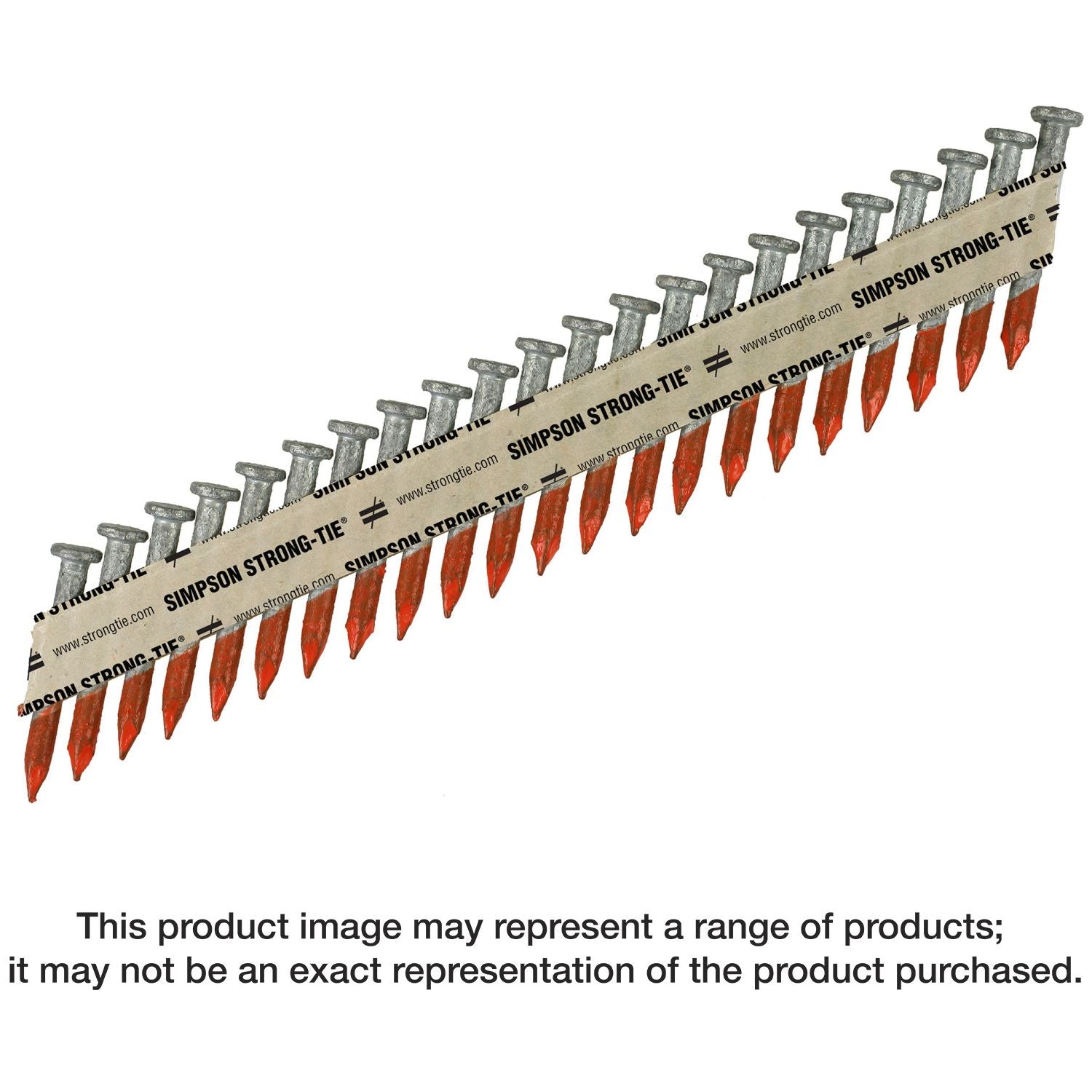 Simpson Strong-Tie N10BRPT3000 Strong-Drive 33° SCN SMOOTH-SHANK CONNECTOR Nail,  1-1/2-in. x .148-in. Bright, 3000-Pack