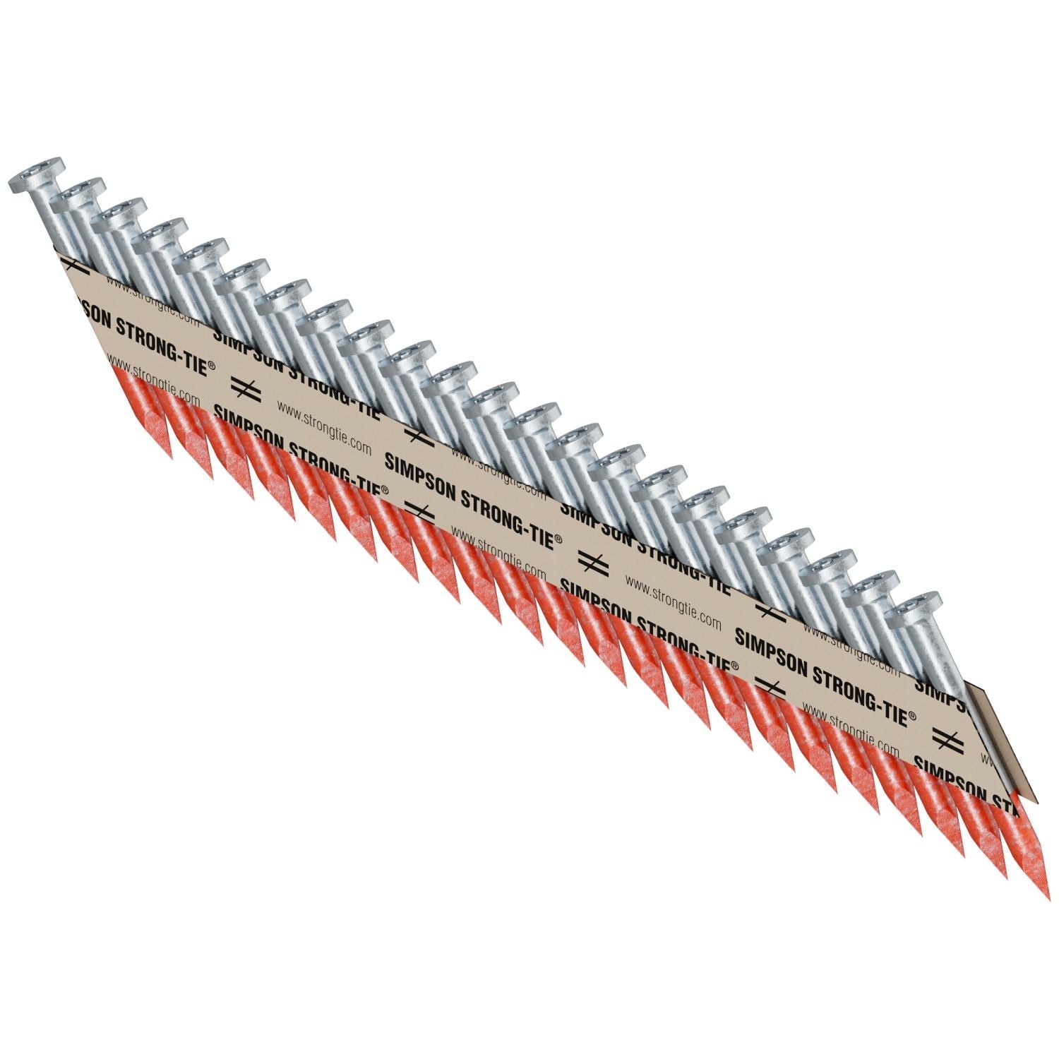 Simpson Strong-Tie N10BRPT3000 Strong-Drive 33° SCN SMOOTH-SHANK CONNECTOR Nail,  1-1/2-in. x .148-in. Bright, 3000-Pack