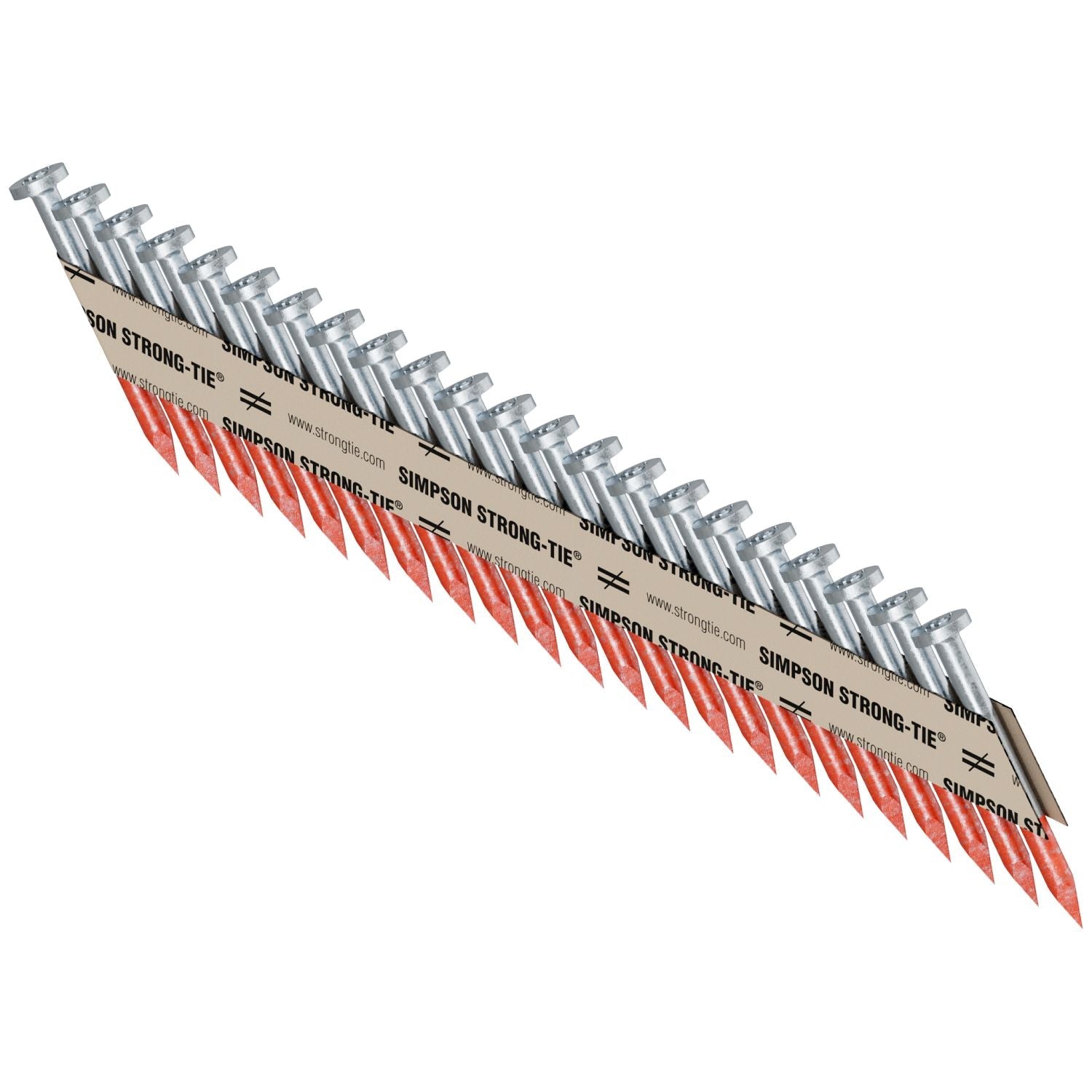 Simpson Strong-Tie N8BRPT4000 Strong-Drive 33° SCN SMOOTH-SHANK CONNECTOR Nail,  1-1/2-in. x .131-in. Bright, 4000-Pack