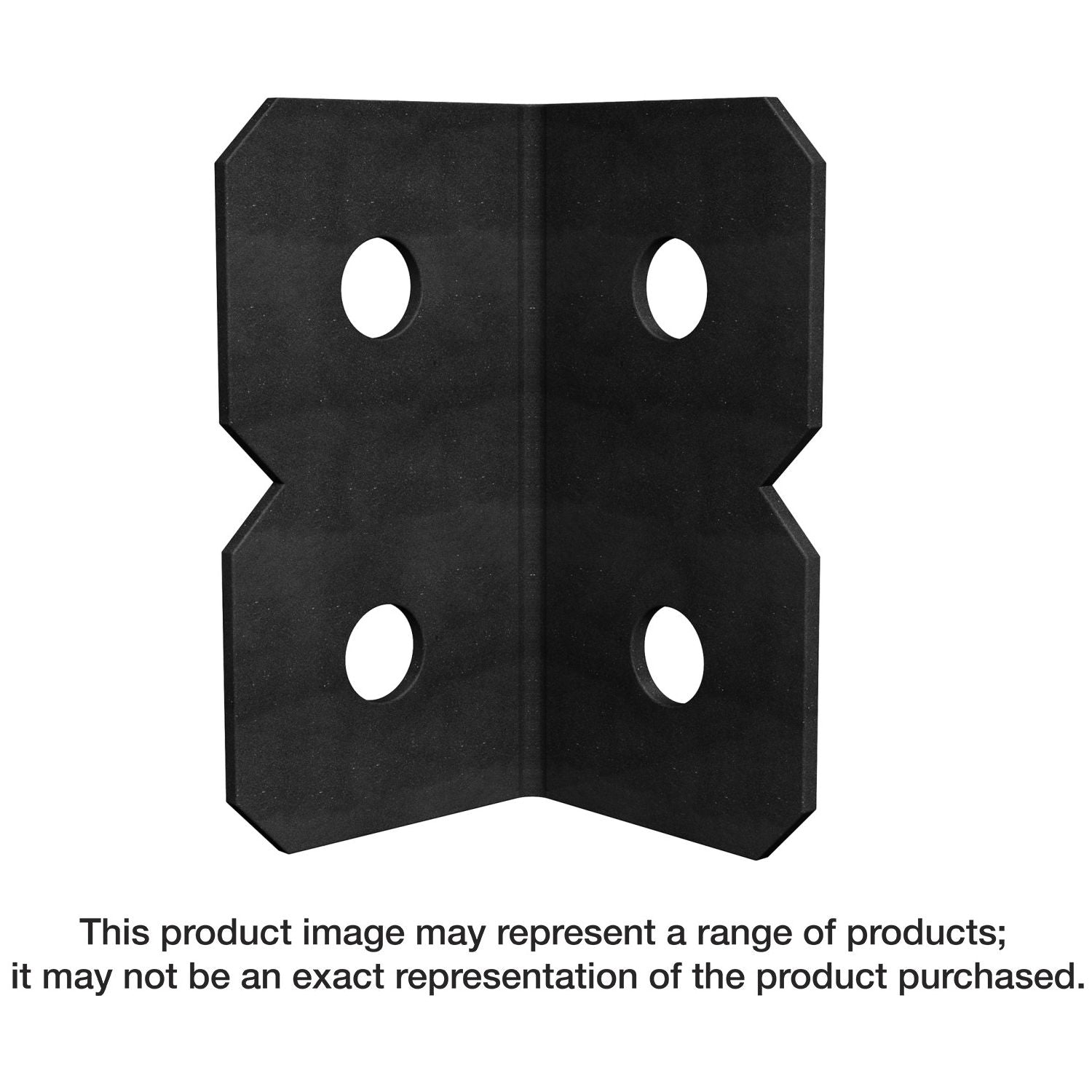 Simpson Strong-Tie OHA36 OHA 3-in. x 6-in. Black Powder-Coated Ornamen ...