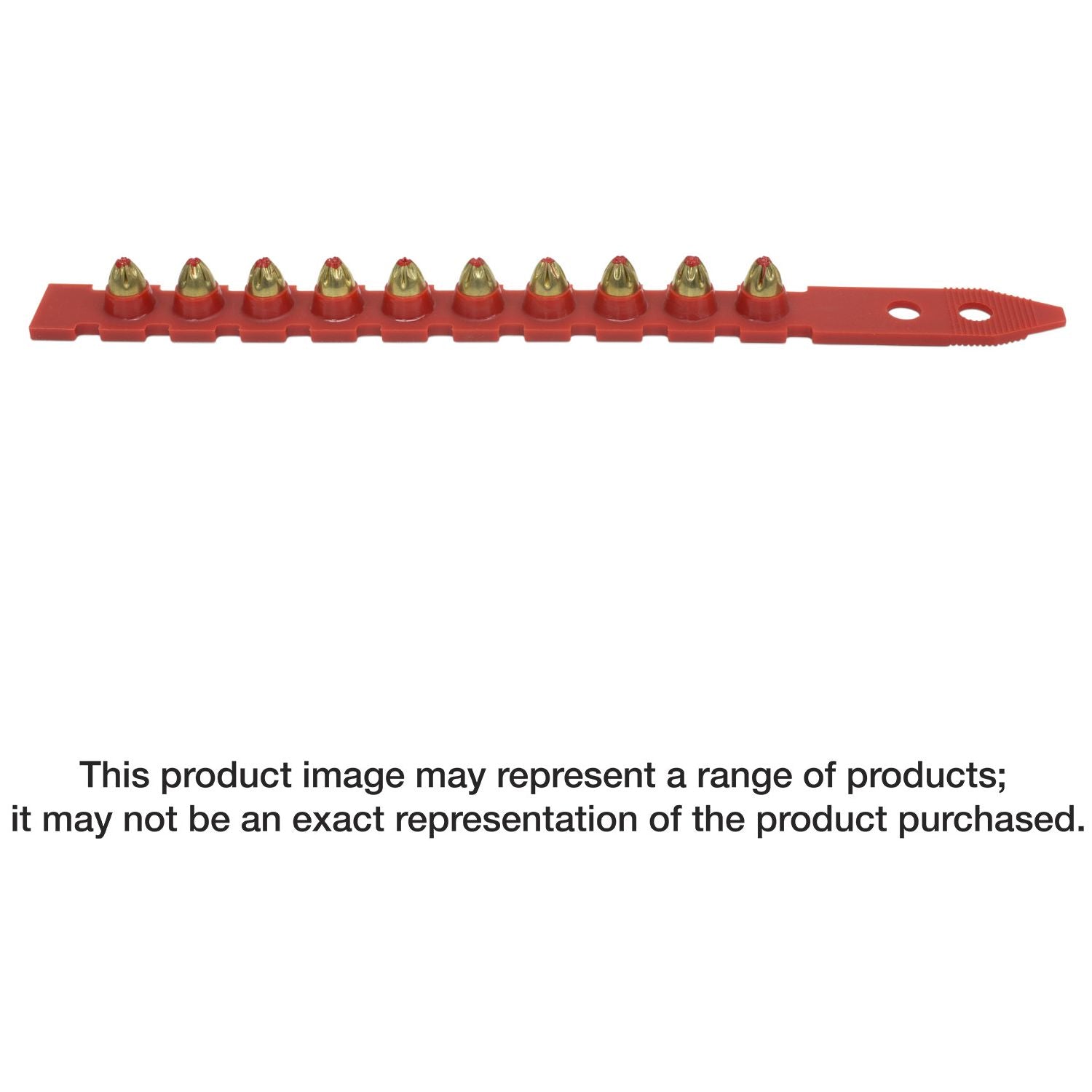 Simpson Strong-Tie P27SL5A P27SL 0.27-Caliber Plastic, 10-Shot Strip Loads, Red - Imported, 100-Pack