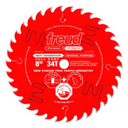 Freud P408 8 in. 34-Tooth Premier Fusion General Purpose Blade