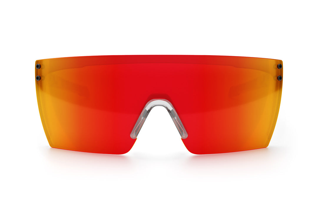 Heat Wave Performance XL Lazer Face Vapor Clear Frame Sunblast Lens Z87+ Sunglasses