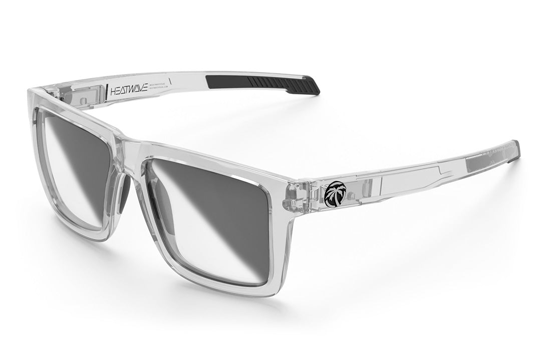 Heat Wave Performance XL VISE Frame VAPOR CLEAR Photochromic Lens Z87+ Sunglasses