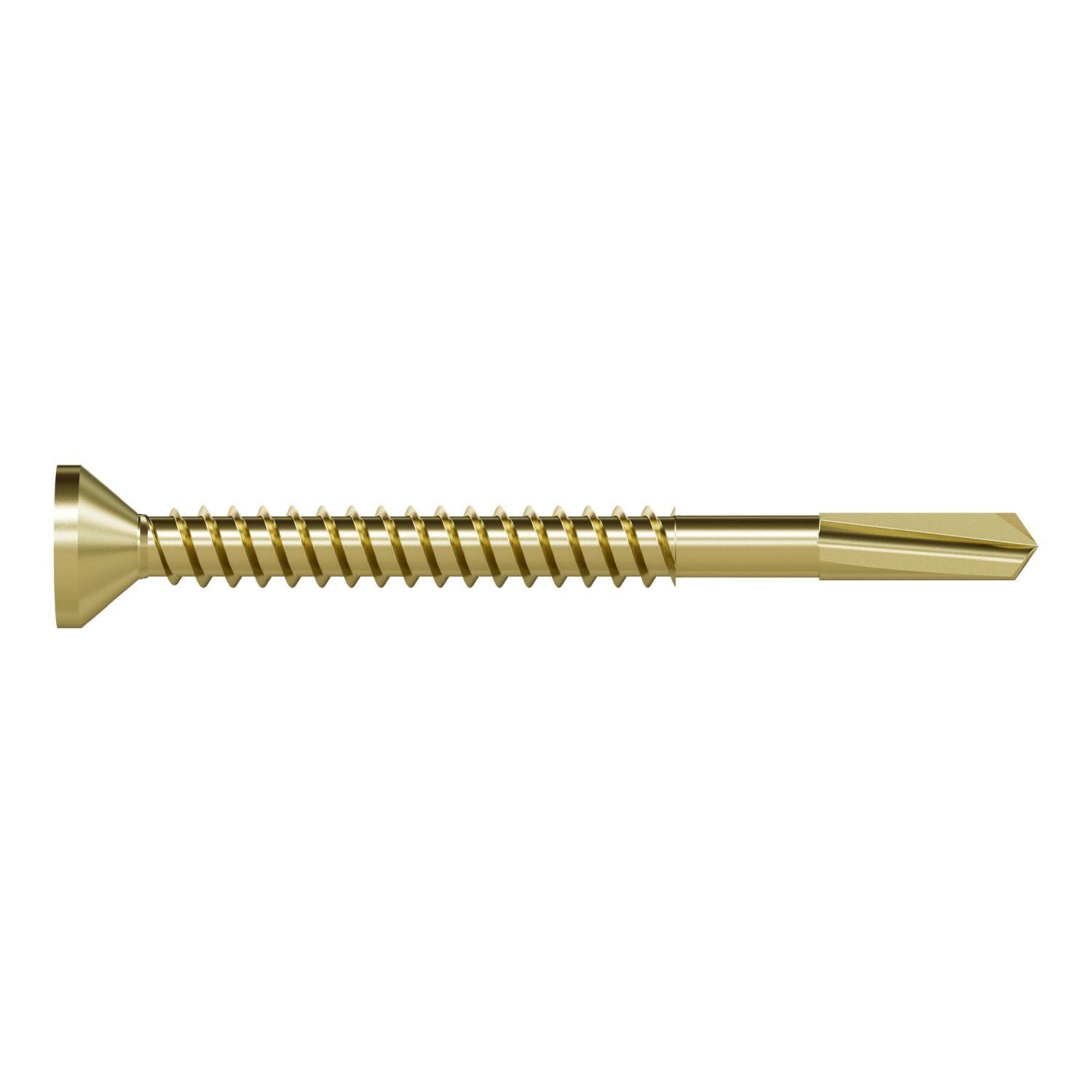 Simpson Strong-Tie PPHD11516B-4K Strong-Drive PPHD SHEATHING-TO-CFS Screw,  #8 x 1-15/16-in. T25, Yellow Zinc, 4000-Pack