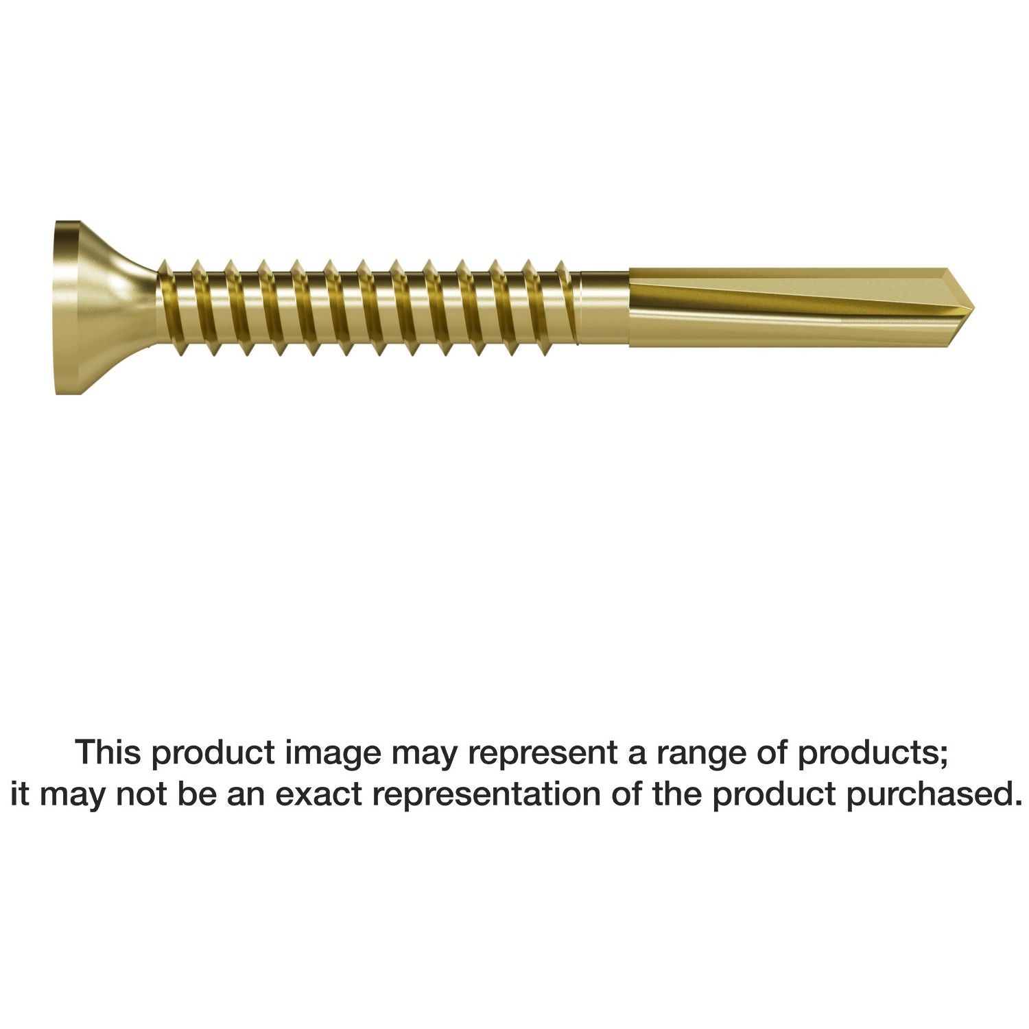 Simpson Strong-Tie PPHD134B1016-4K Strong-Drive PPHD SHEATHING-TO-CFS Screw,  #10 x 1-3/4-in. T25, Yellow Zinc, 4000-Pack