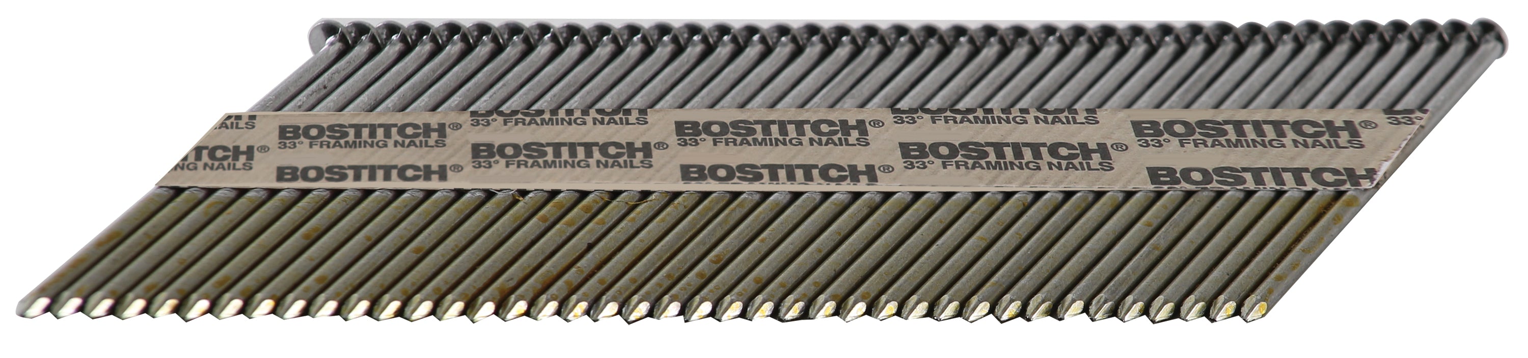 BOSTITCH PT-10D120FH25 3-in. x .120-in. 28-Degrees Wire-Collated Full Round Head Pressure-Treated Framing Nails, 96 Boxes of 2500-Nails