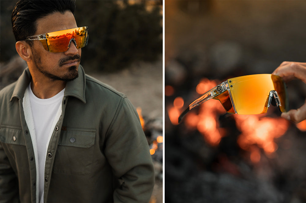 Heat Wave Performance Lazer Face Vapor Clear Frame Sunblast Lens