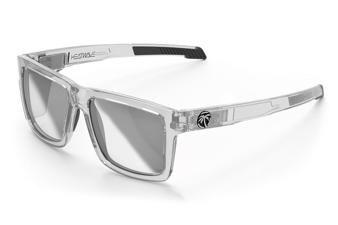 Heat Wave Performance Vise VAPOR CLEAR Frame Photochromic Lens Z87+ Sunglasses