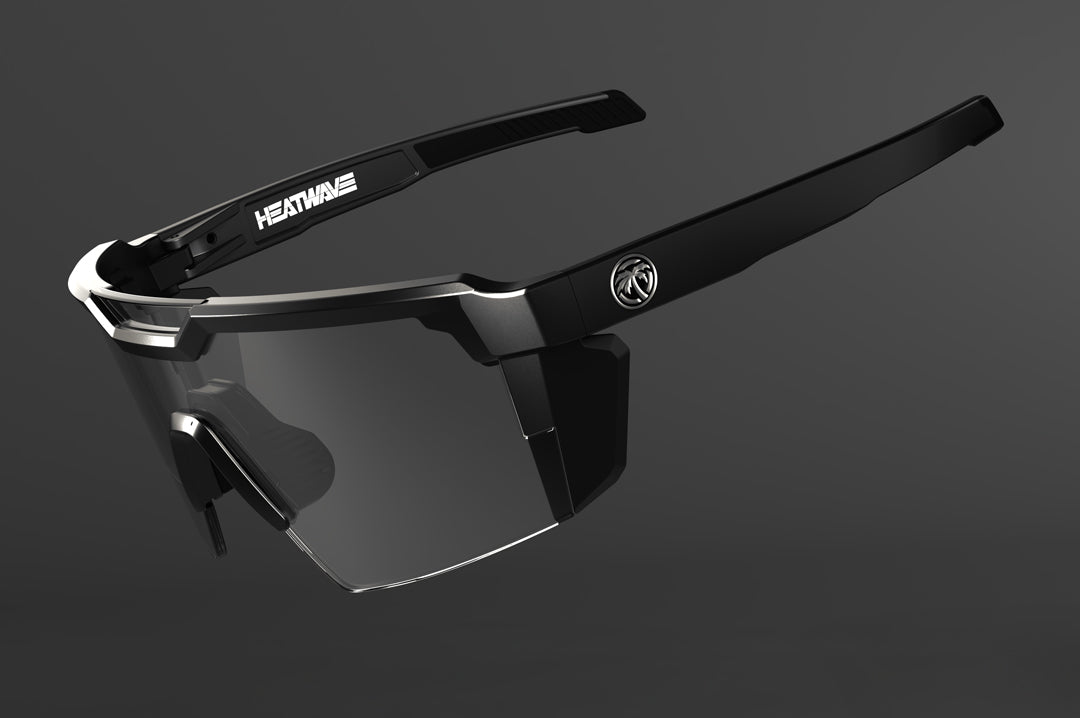 Heat Wave Future Tech Black Frame Photochromic Lens Z87+ Sunglasses