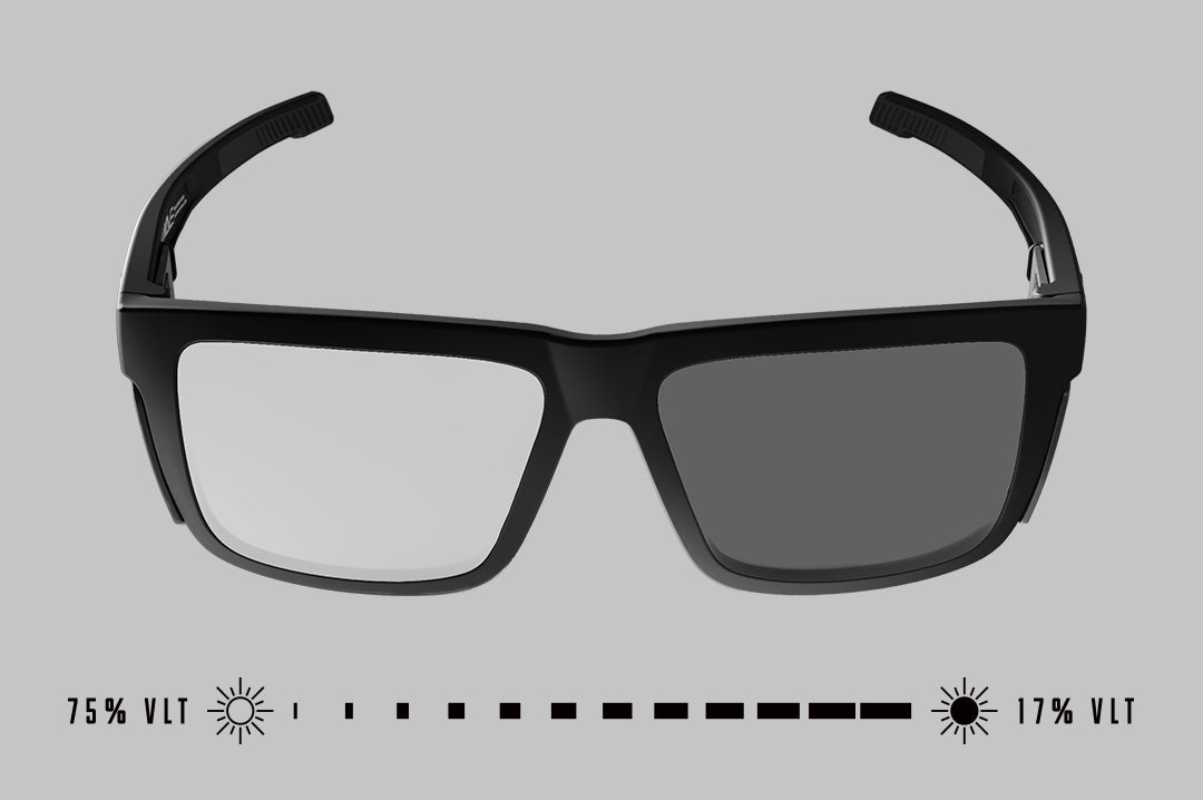 Heat Wave Performance XL VISE Frame VAPOR CLEAR Photochromic Lens Z87+ Sunglasses