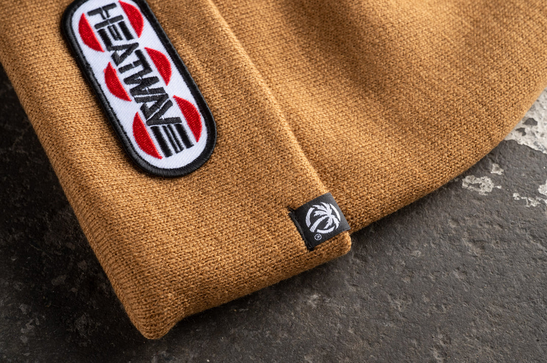 Heat Wave Oatmeal Butterfly Beanie