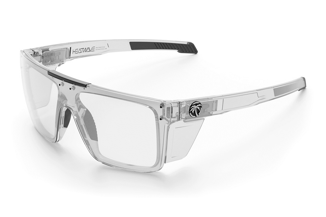 Heat Wave Performance Quatro VAPOR CLEAR Frame Photochromic Lens Z87+ Sunglasses