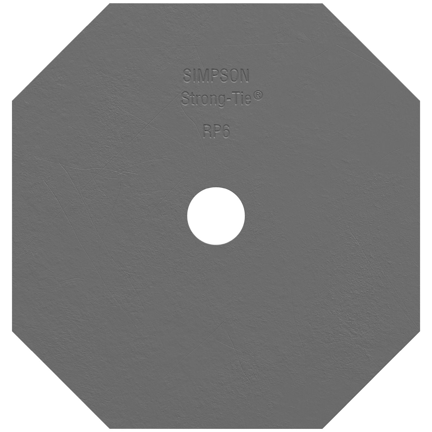 Simpson Strong-Tie RP6 RP6 3/8-in. Steel Retrofit Plate