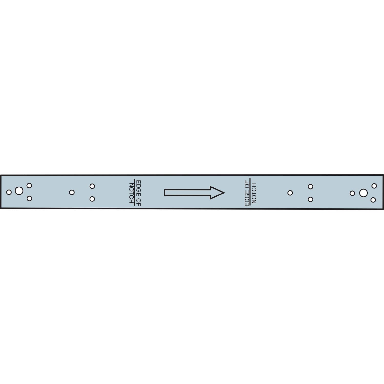 Simpson Strong-Tie RPS18 RPS 18-5/16-in. 16-Gauge Galvanized Retrofit Strap Tie