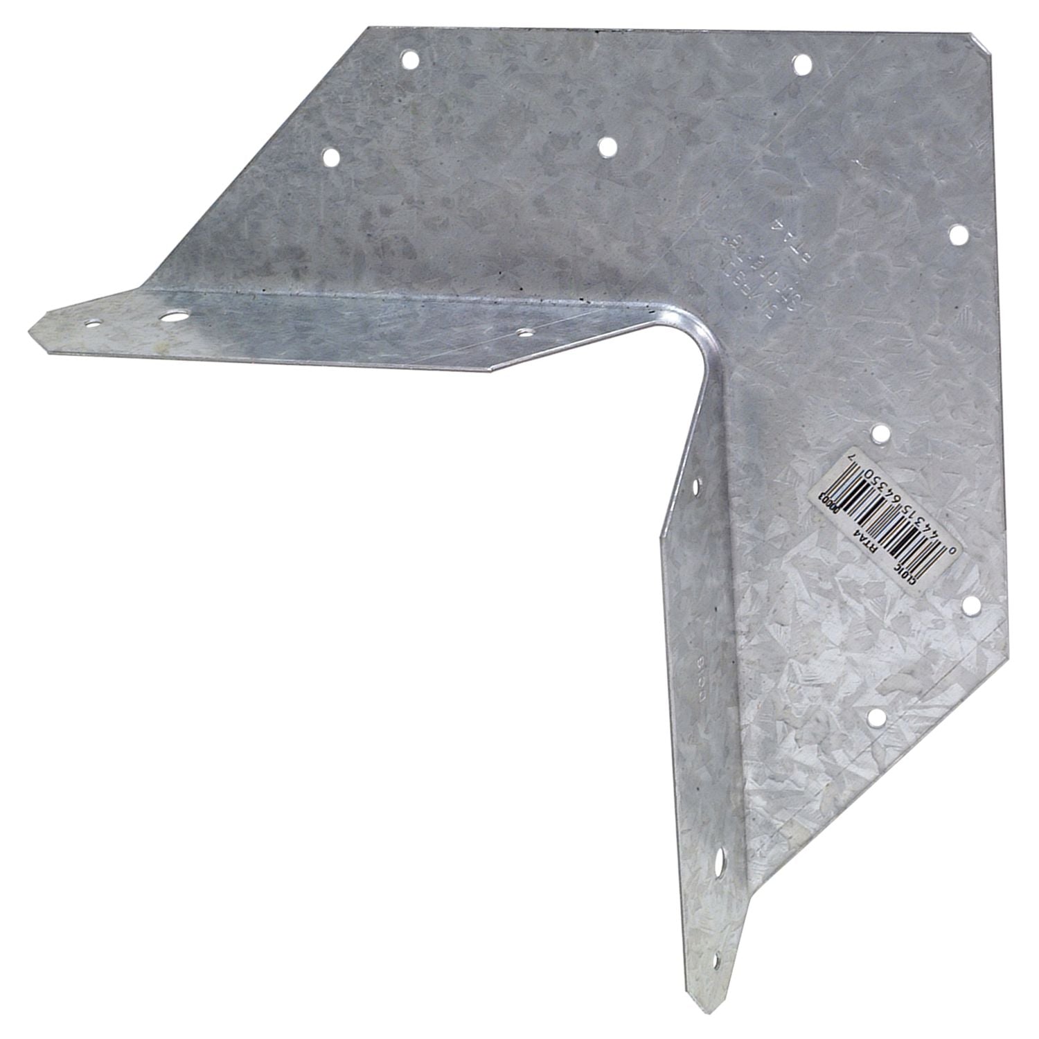 Simpson Strong-Tie RTA4 RTA 18-Gauge Galvanized Rigid Tie Angle for 4x Joist/Post