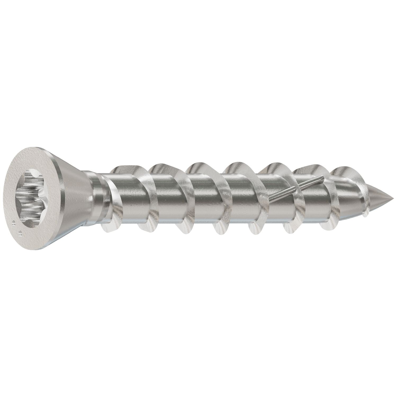 Simpson Strong-Tie S07100WP1 Deck-Drive DWP WOOD SS Screw,  #7 x 1-in. T-15, Trim Head, Type 305, 1-lb.