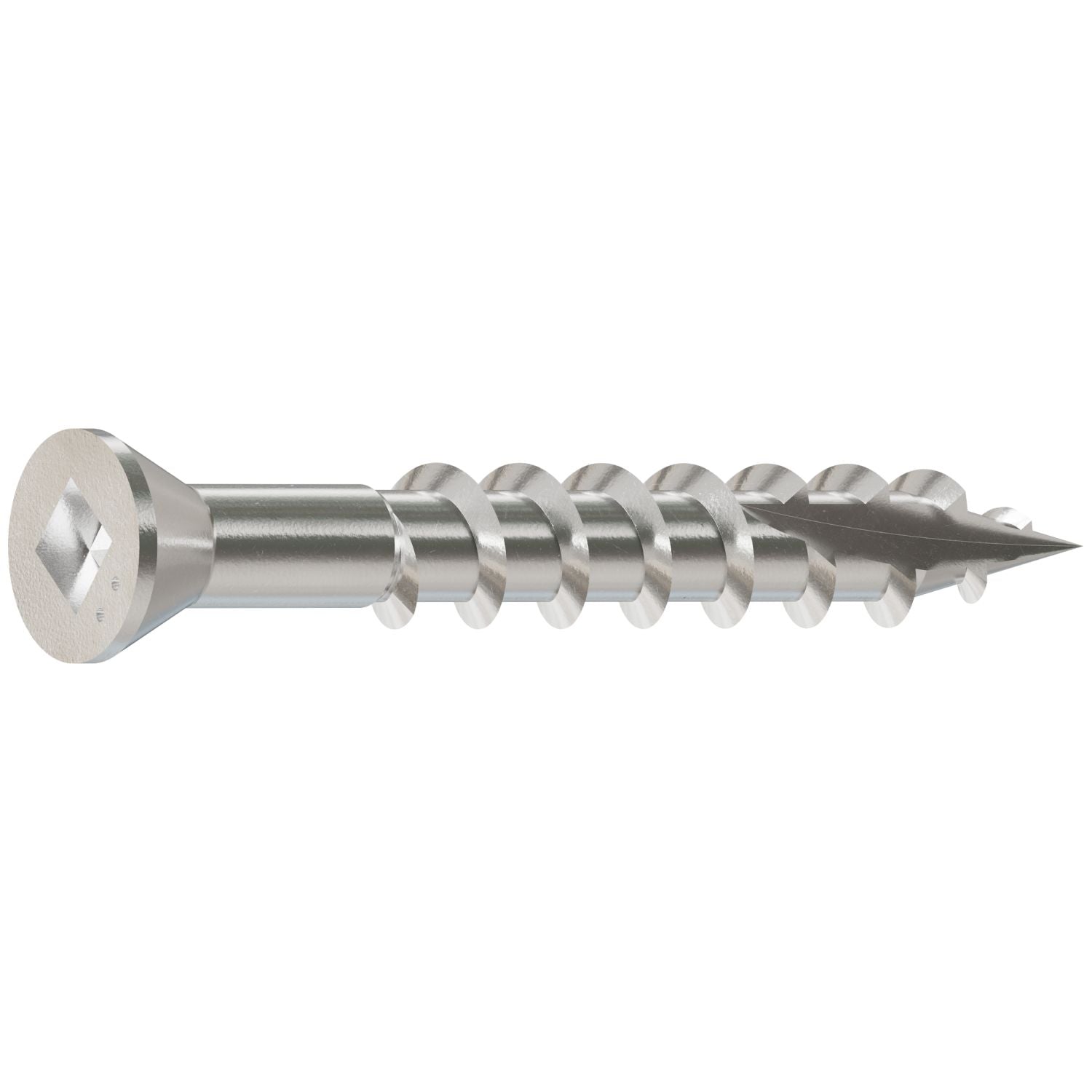 Simpson Strong-Tie S07125FB1 Trim-Head Screw, Square Drive,  #7 x 1-1/4-in. #1 SQ, Type 305, 1-lb.