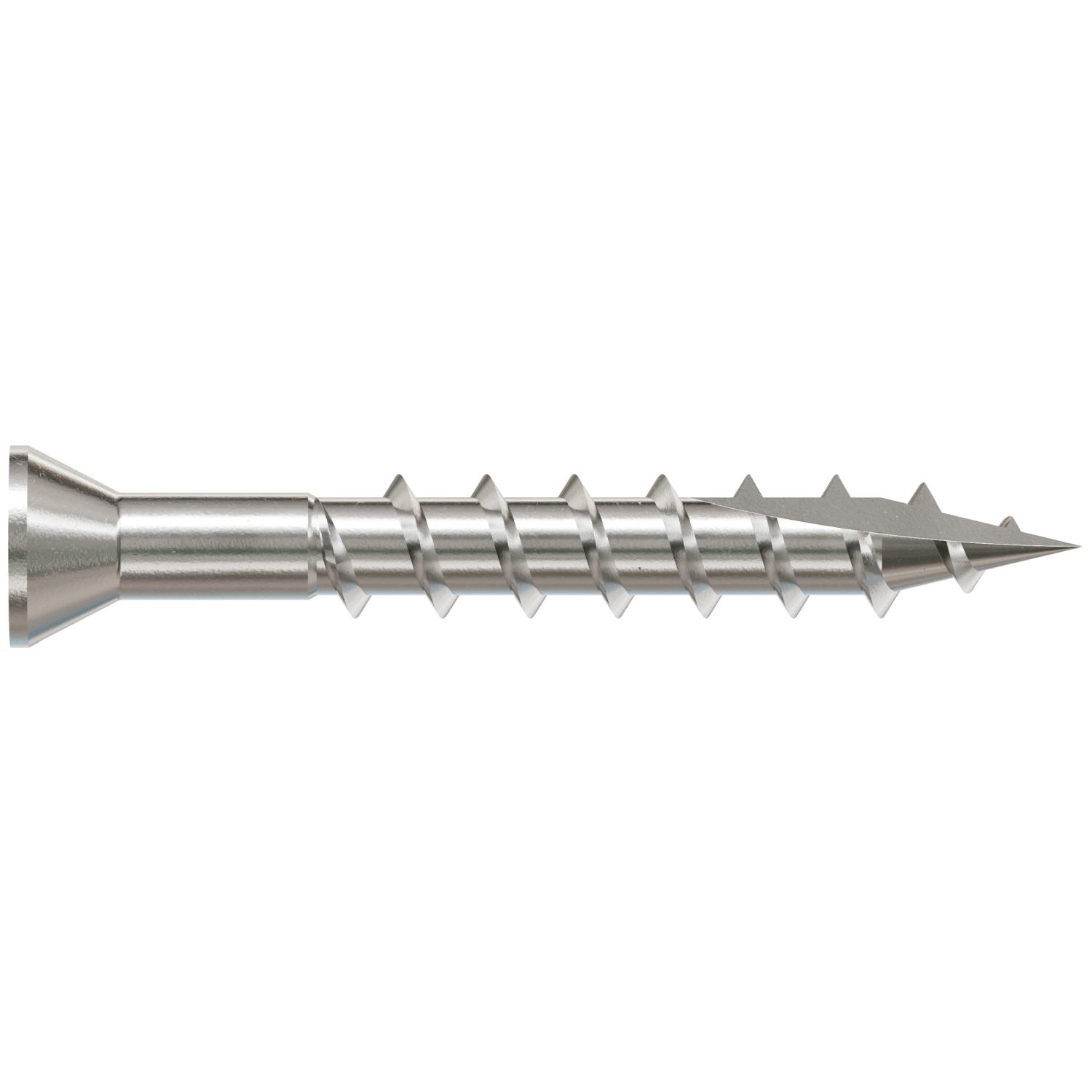 Simpson Strong-Tie S07125FB5 Trim-Head Screw, Square Drive,  #7 x 1-1/4-in. #1 SQ, Type 305, 5-lb.